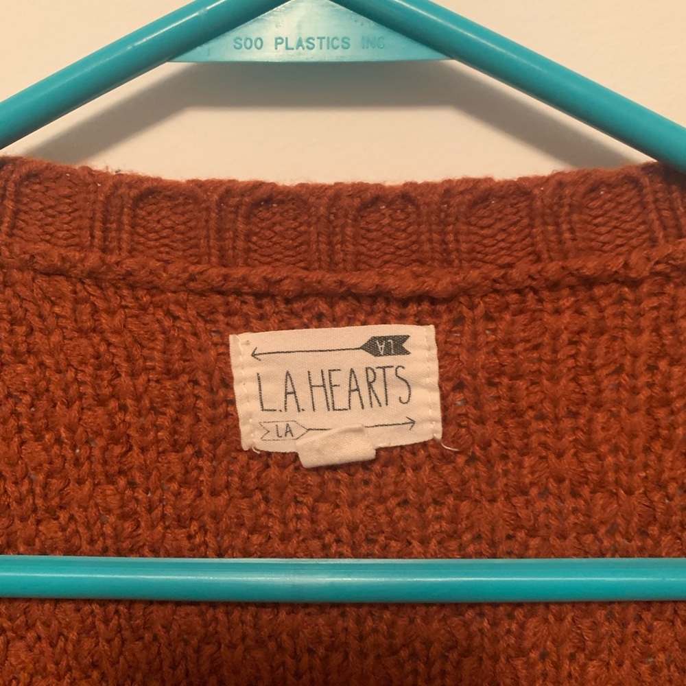 Orange Cardigan